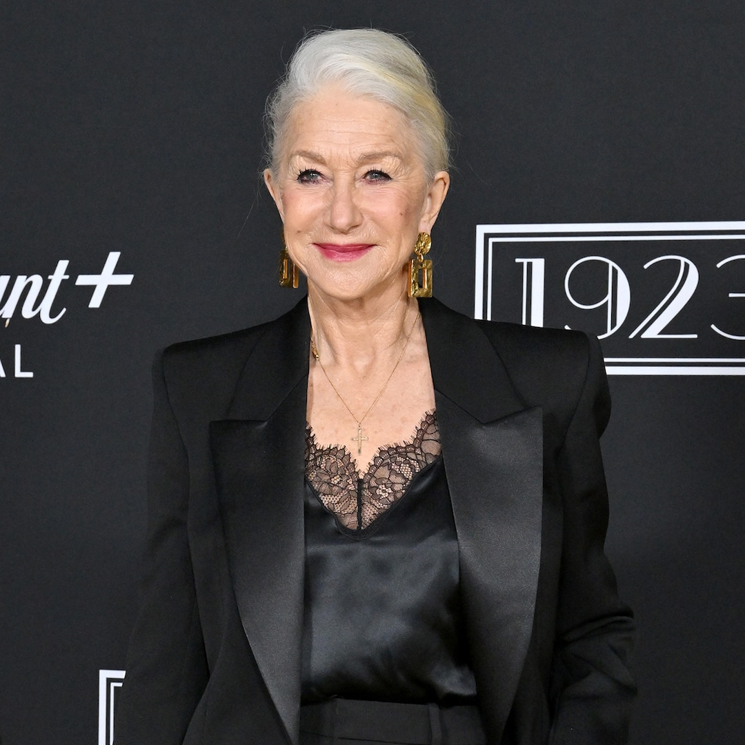 Helen Mirren Brings the Drama With Vibrant Blue Hair at Cannes Film Festival 2023 – E! Online
